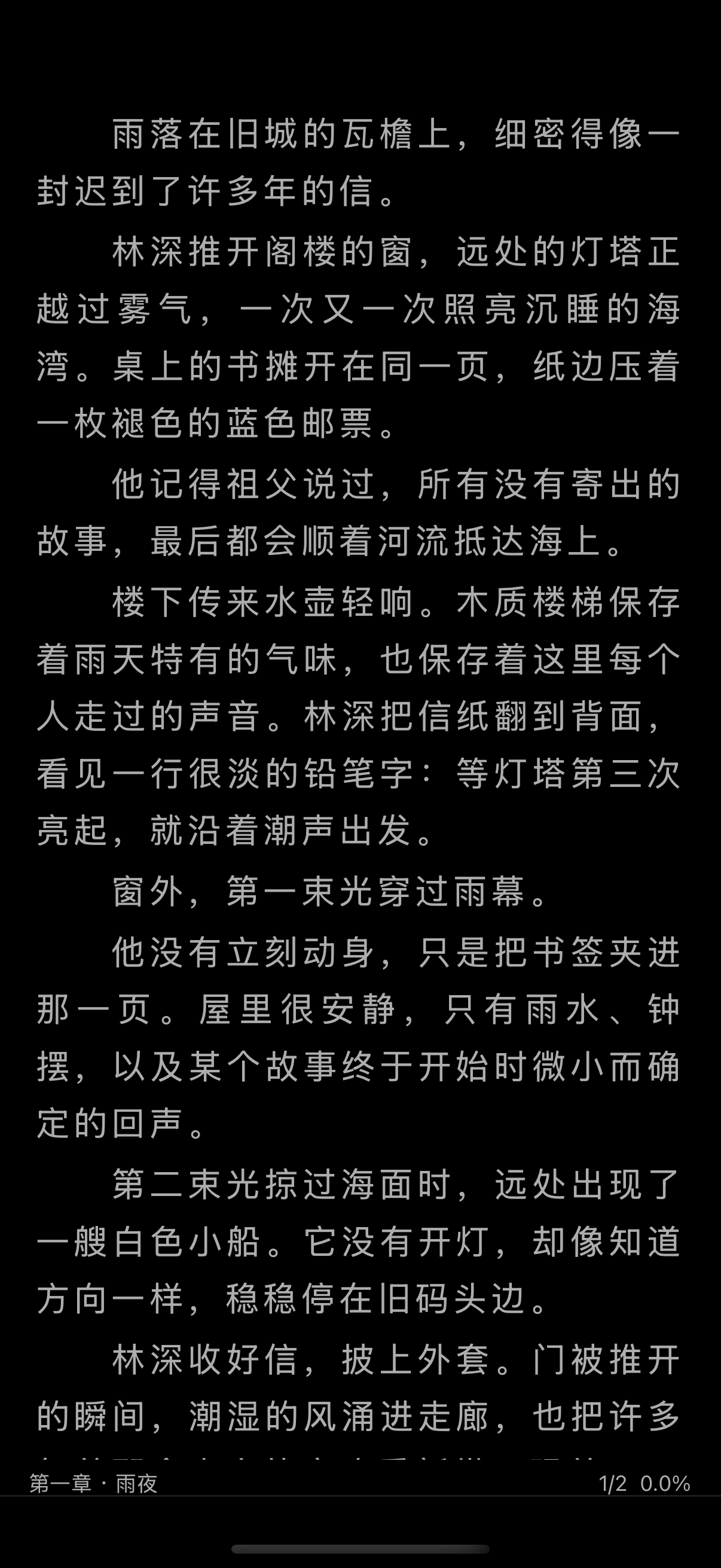 小浣熊阅读夜间主题